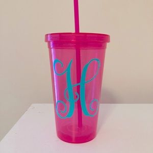 H plastic tumbler
